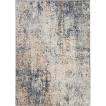Rustic Textures RUS01 Modern Abstract Distressed Shimmer Carved Hi-Low Textured Durable Polyblend Short-Pile Grey/Beige/Ivory/Taupe Rug-Nourison-Rug Love - The Most Loved Rug Store